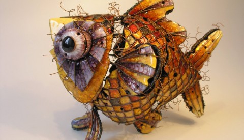 Kunstwerk insect van de Spanjaard Rafael Arroyo Villemur